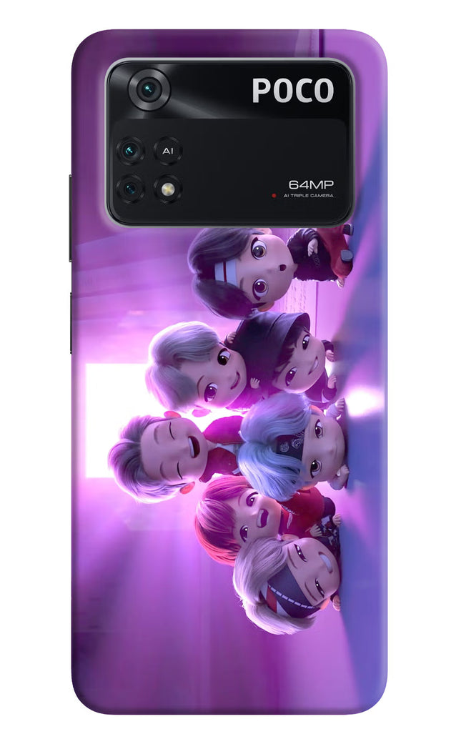BTS Chibi Poco M4 Pro 4G Back Cover