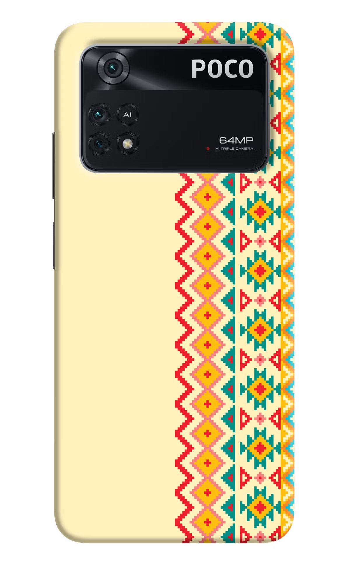Ethnic Seamless Poco M4 Pro 4G Back Cover