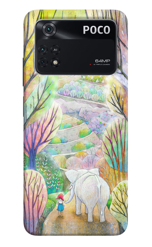 Nature Painting Poco M4 Pro 4G Back Cover