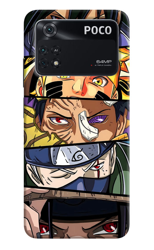 Naruto Character Poco M4 Pro 4G Back Cover