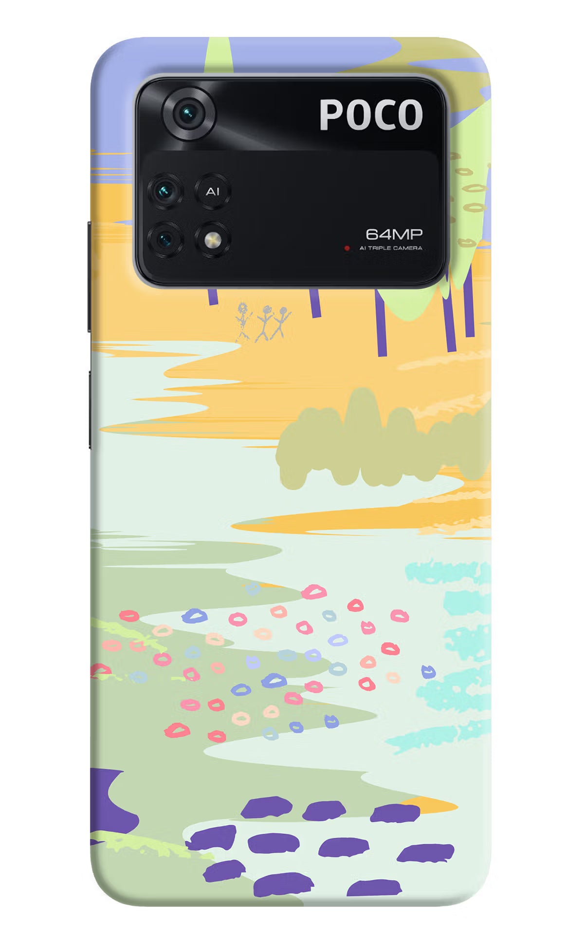 Scenery Poco M4 Pro 4G Back Cover