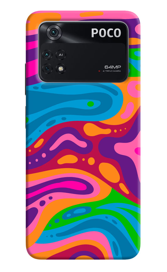 Trippy Pattern Poco M4 Pro 4G Back Cover