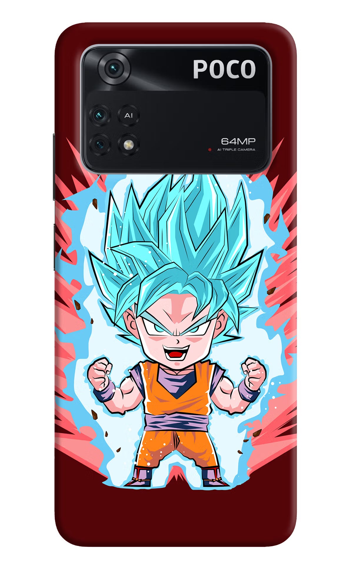 Goku Little Poco M4 Pro 4G Back Cover