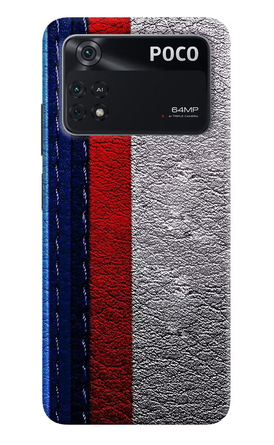 BMW Stripes Poco M4 Pro 4G Back Cover