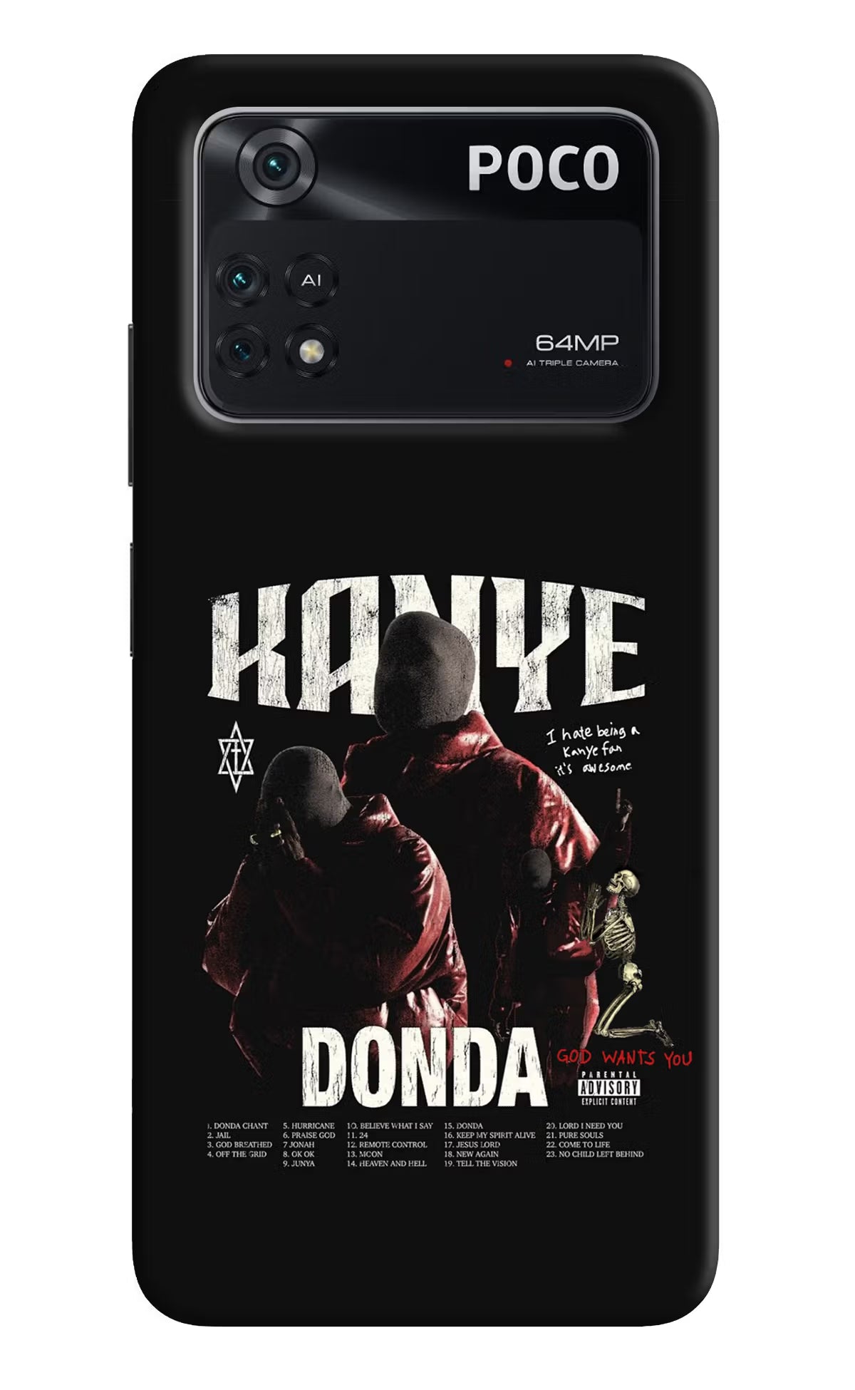 Donda Kanye West Poco M4 Pro 4G Back Cover