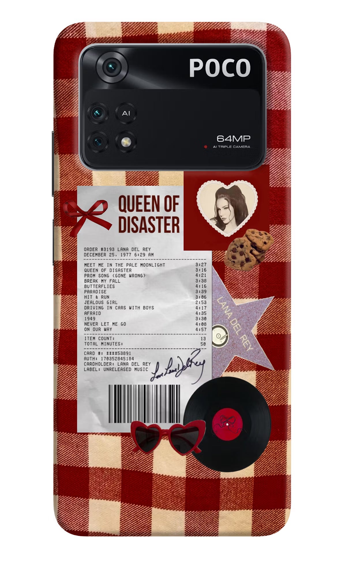 Queen of Disaster Poco M4 Pro 4G Back Cover