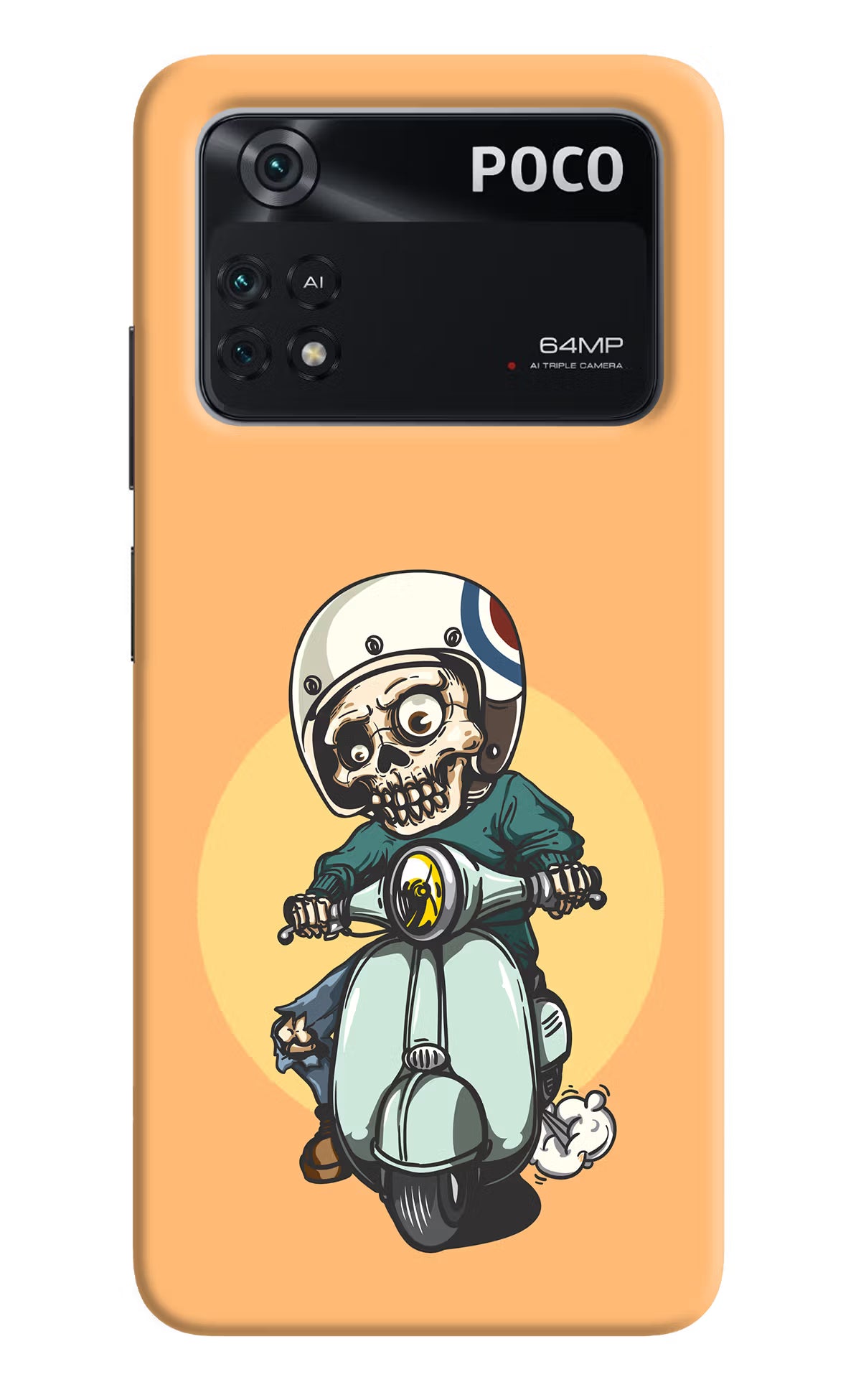 Undead Biker Poco M4 Pro 4G Back Cover