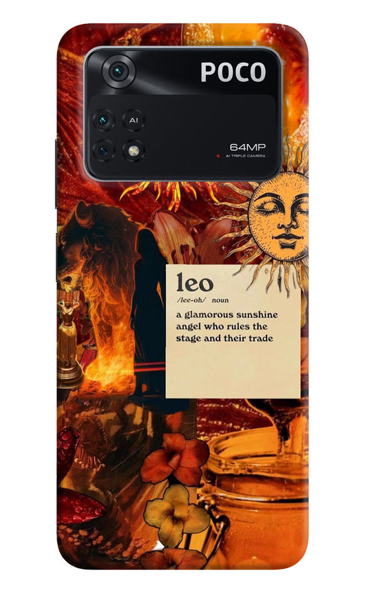 Leo Zodiac Poco M4 Pro 4G Back Cover