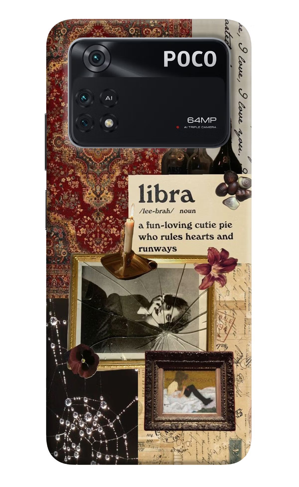 Libra Zodiac Poco M4 Pro 4G Hard Case Back Cover by Casekaro