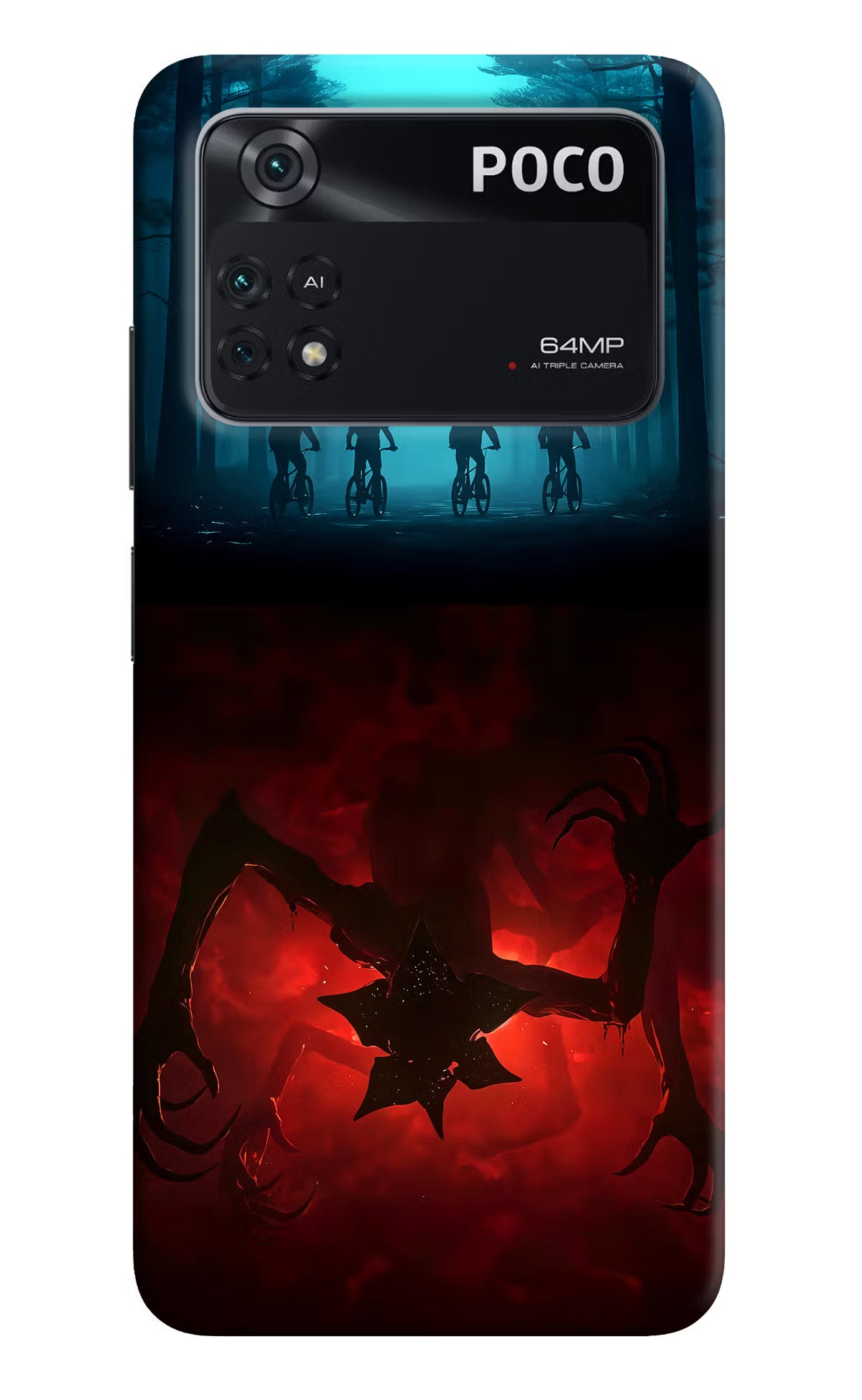 Ordinary Things Downside Up Poco M4 Pro 4G Hard Case Back Cover by Casekaro