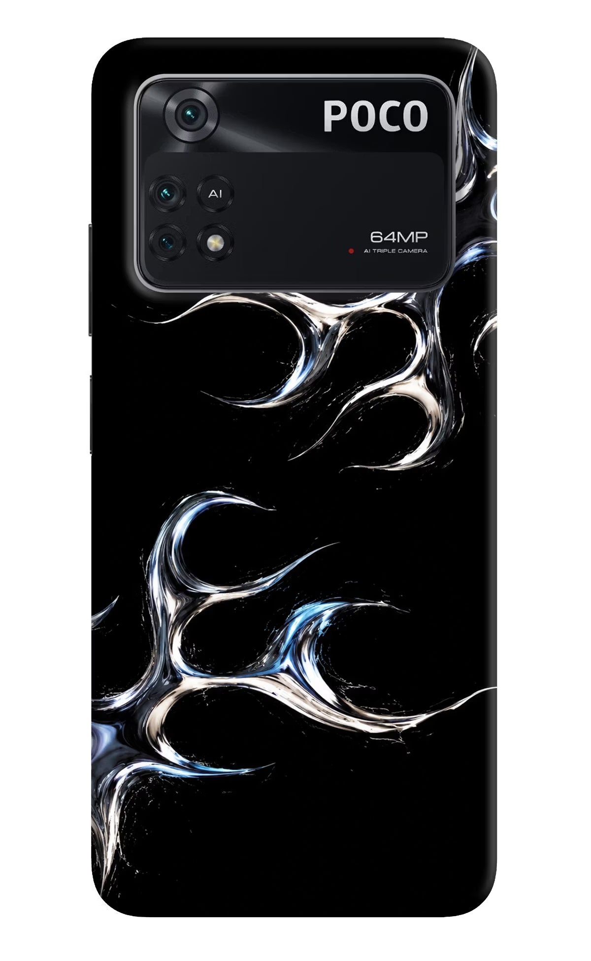 Chrome Tribal Poco M4 Pro 4G Back Cover
