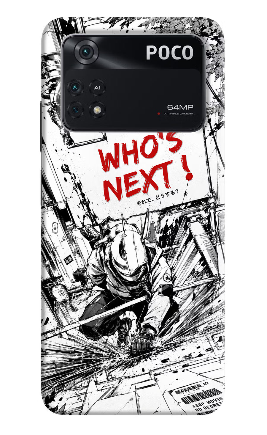 Who's Next Poco M4 Pro 4G Back Cover, Hard case