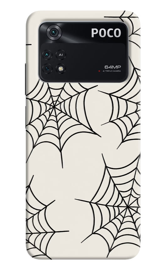 Spider Web Poco M4 Pro 4G Back Cover