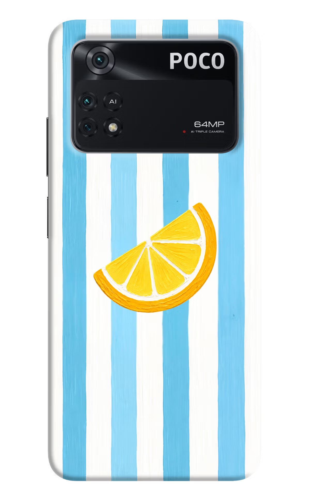 Summer Lemon Poco M4 Pro 4G Back Cover