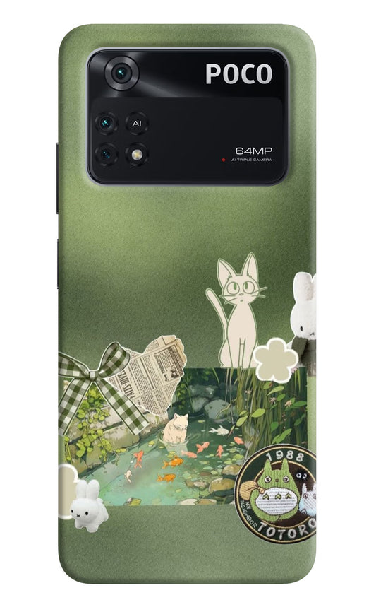 Aesthetic anime Poco M4 Pro 4G Hard Case Back Cover by Casekaro