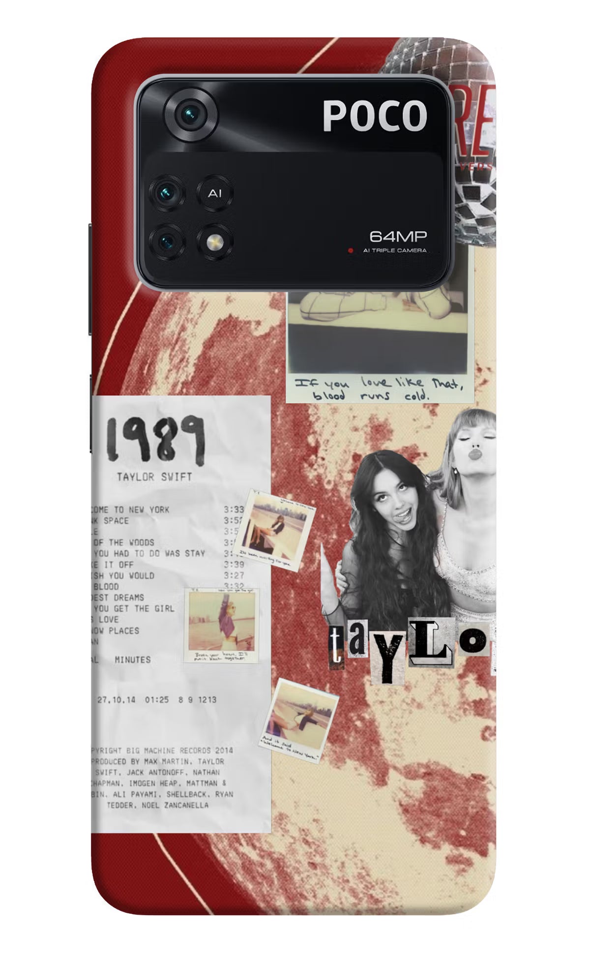 Taylor Swift Poco M4 Pro 4G Back Cover