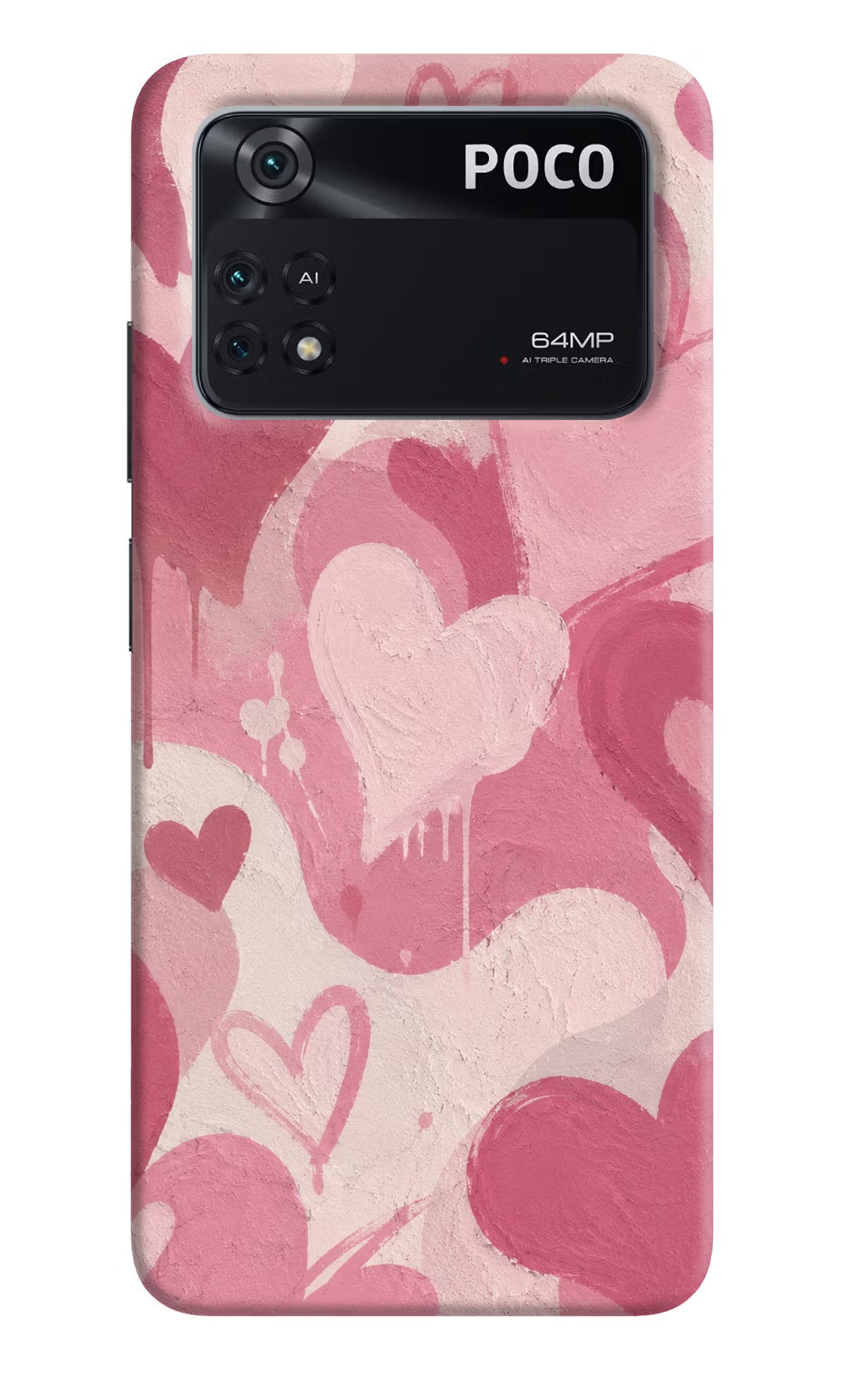 Hearty case Poco M4 Pro 4G Back Cover