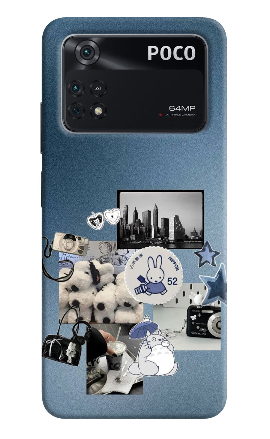 Miffy Poco M4 Pro 4G Back Cover, Hard case