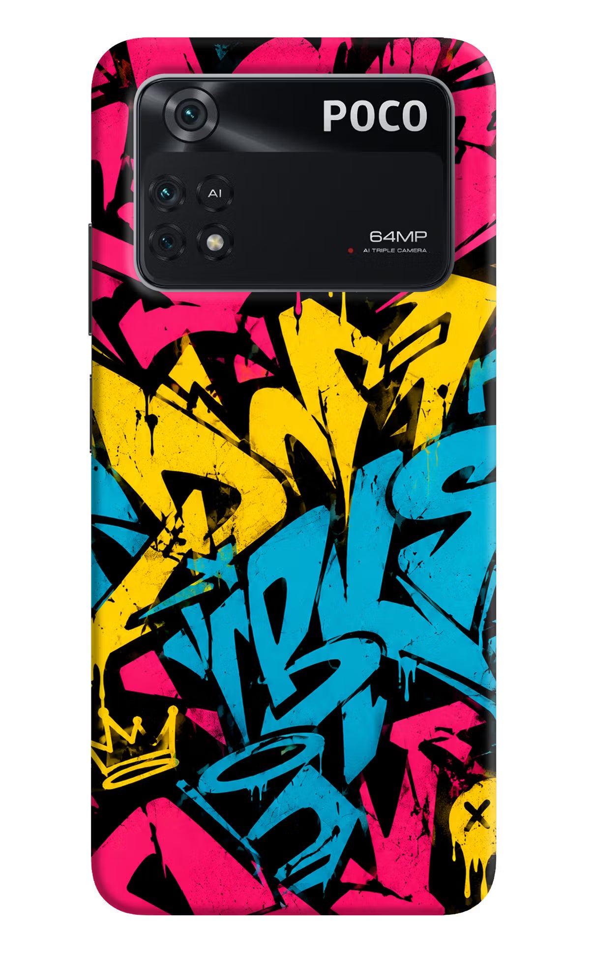 Graffiti Vibe Poco M4 Pro 4G Back Cover