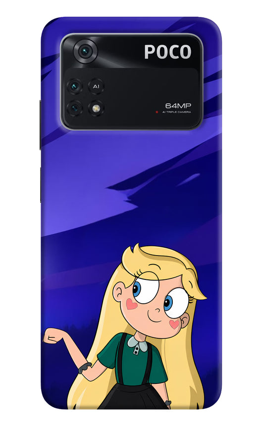 Star Glow Poco M4 Pro 4G Hard Case Back Cover by Casekaro