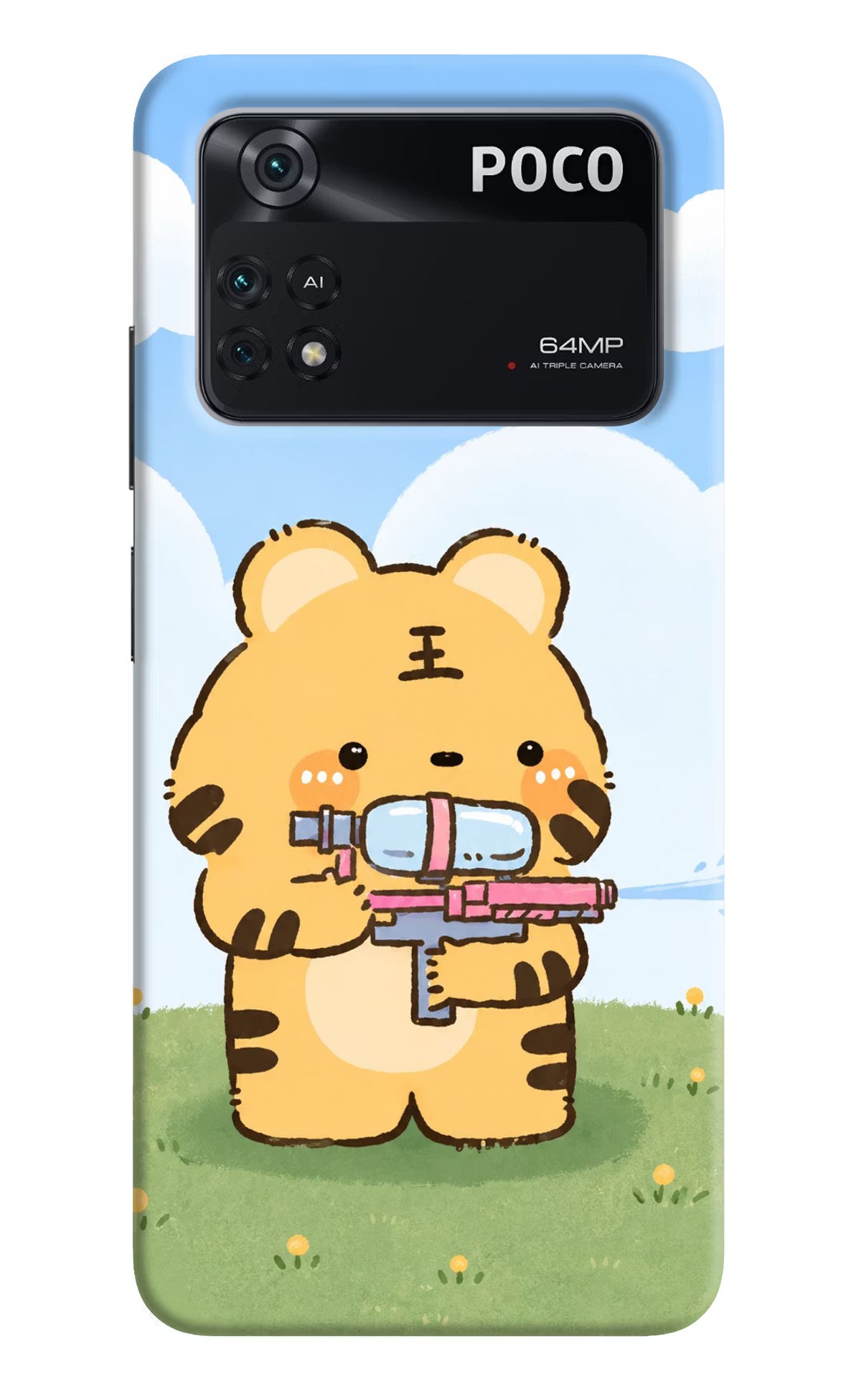 Tiger Treat Poco M4 Pro 4G Back Cover