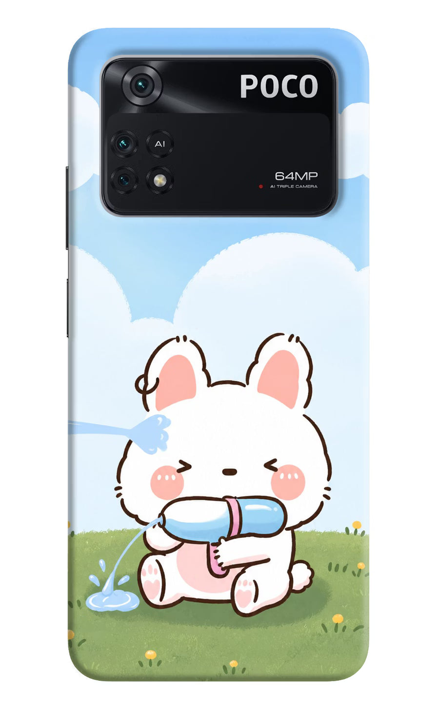 Bunny Treat Poco M4 Pro 4G Back Cover, Hard case