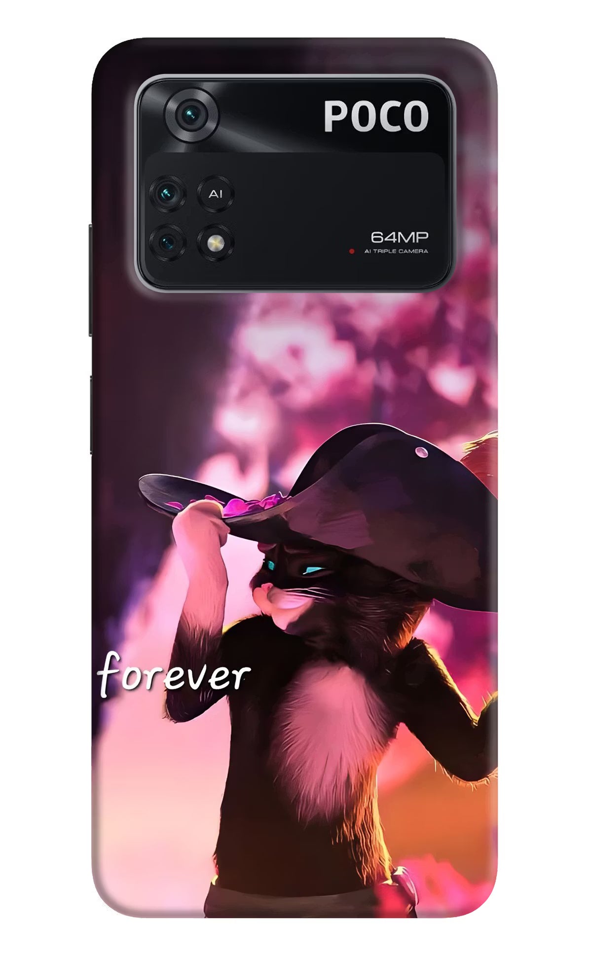 Forever Cat Poco M4 Pro 4G Back Cover