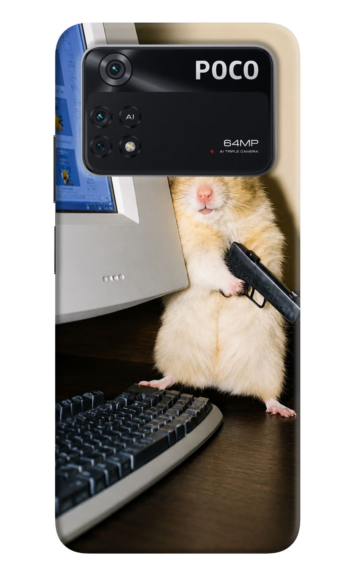 Hacker Hamster Poco M4 Pro 4G Back Cover