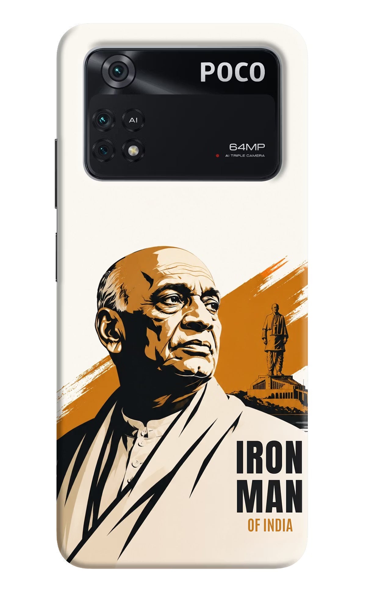 Chandrashekhar Azad Fearless Poco M4 Pro 4G Back Cover