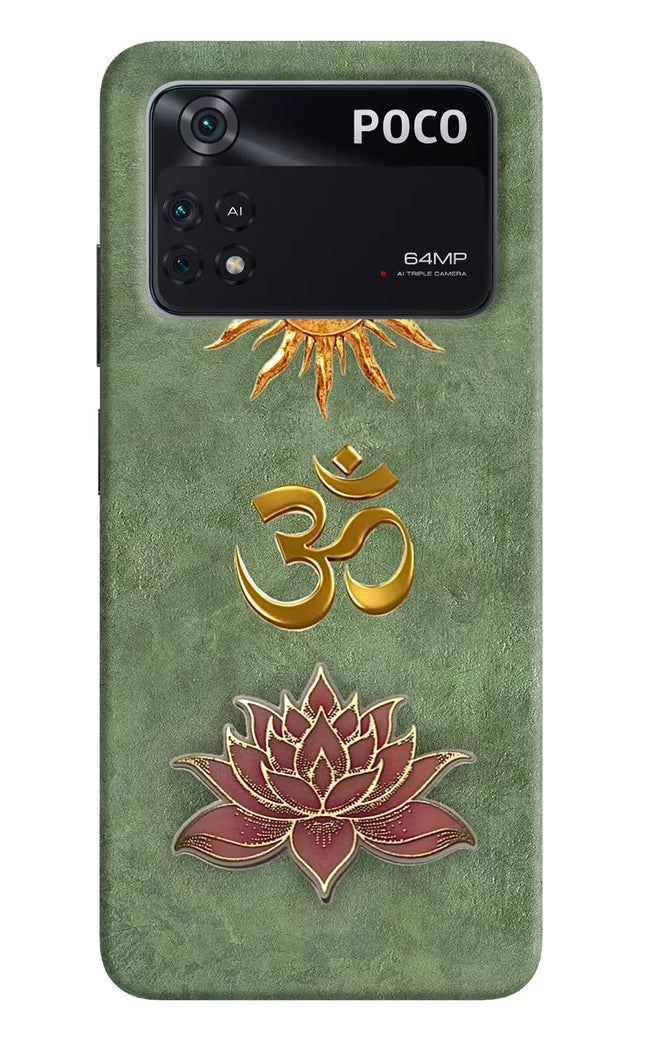 Om & Lotus Poco M4 Pro 4G Back Cover