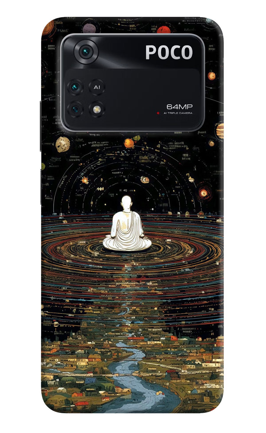 Space Monk Poco M4 Pro 4G Back Cover, Hard case