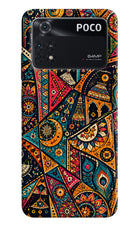 Folk Print Poco M4 Pro 4G Back Cover
