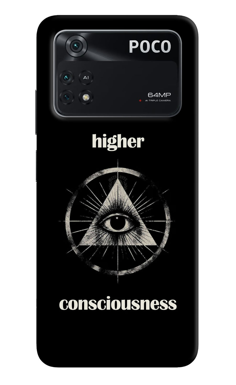 Illuminati Eye Poco M4 Pro 4G Back Cover, Hard case