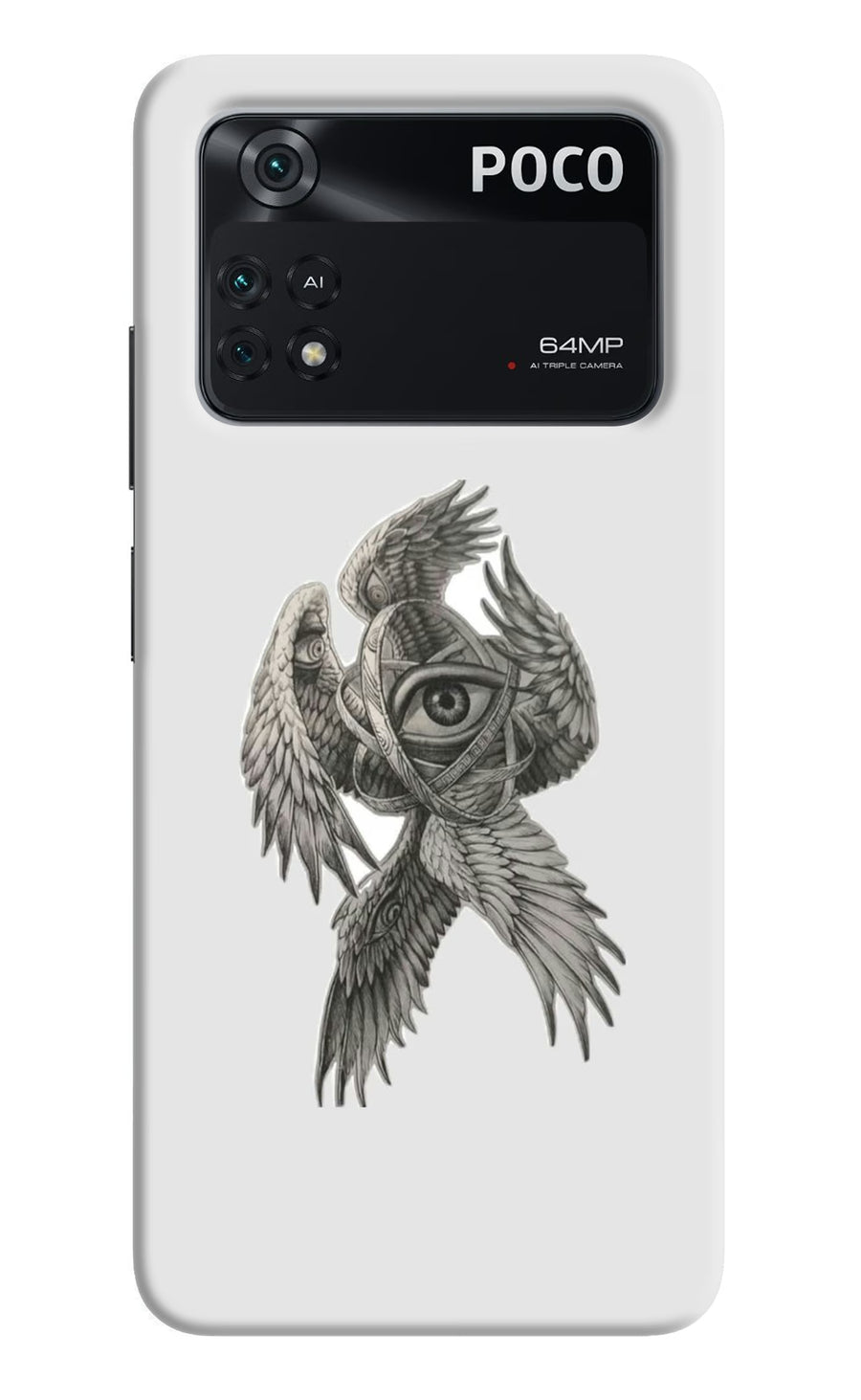 Accurate Angel Poco M4 Pro 4G Back Cover, Hard case