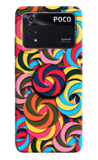 Spiral Pattern Poco M4 Pro 4G Pop Case