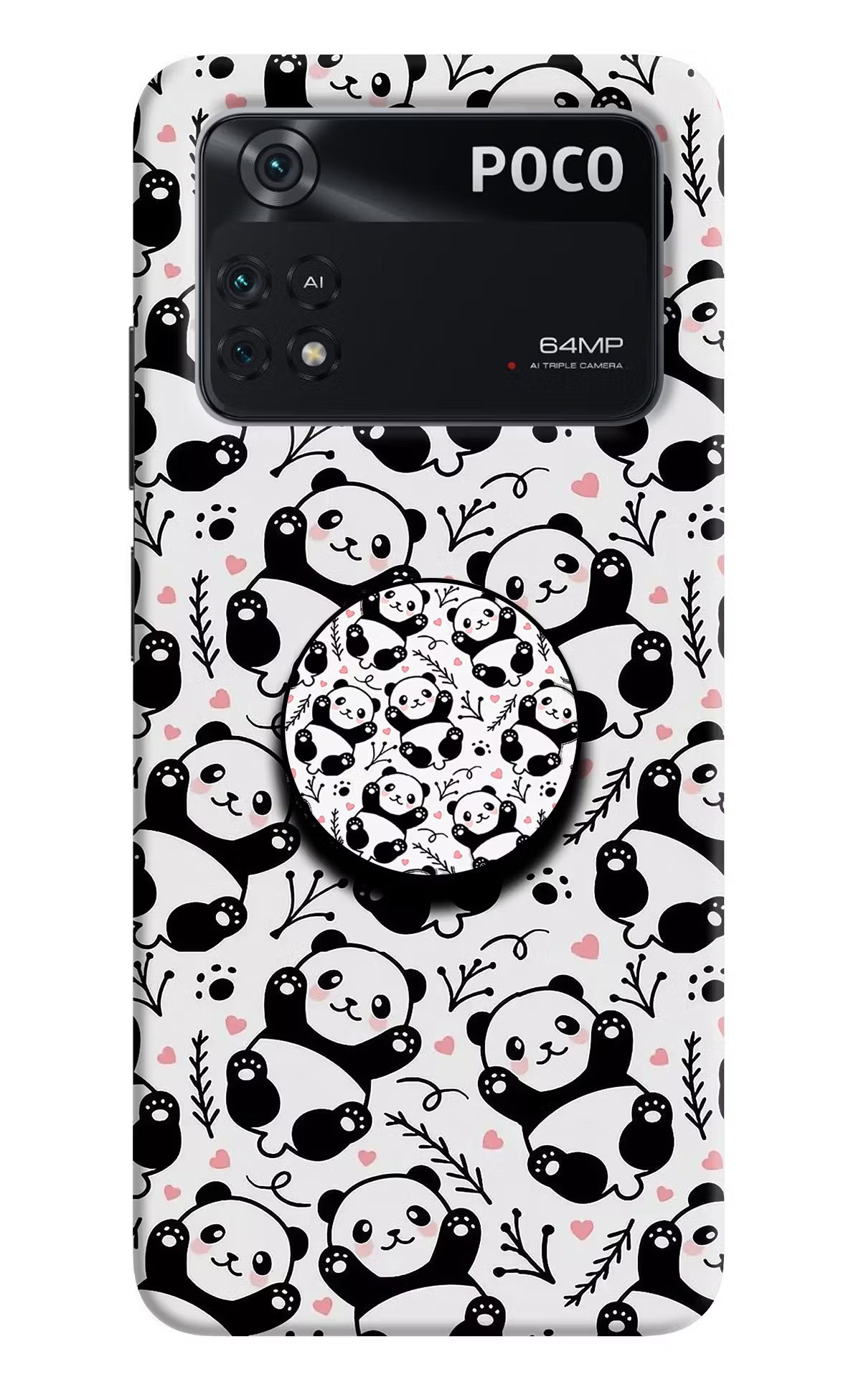 Cute Panda Poco M4 Pro 4G Pop Case