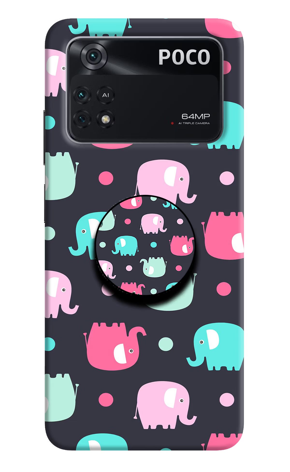 Baby Elephants Poco M4 Pro 4G Pop Case