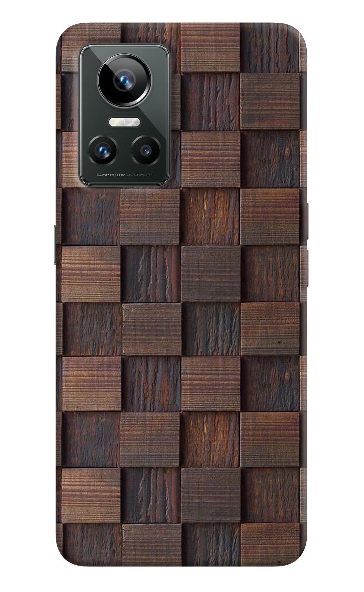Wooden Cube Design Realme GT Neo 3 Back Cover
