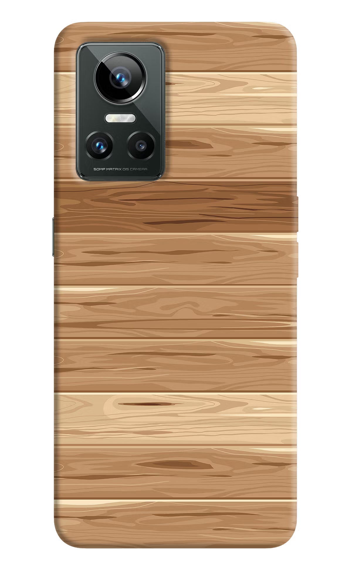 Wooden Vector Realme GT Neo 3 Back Cover