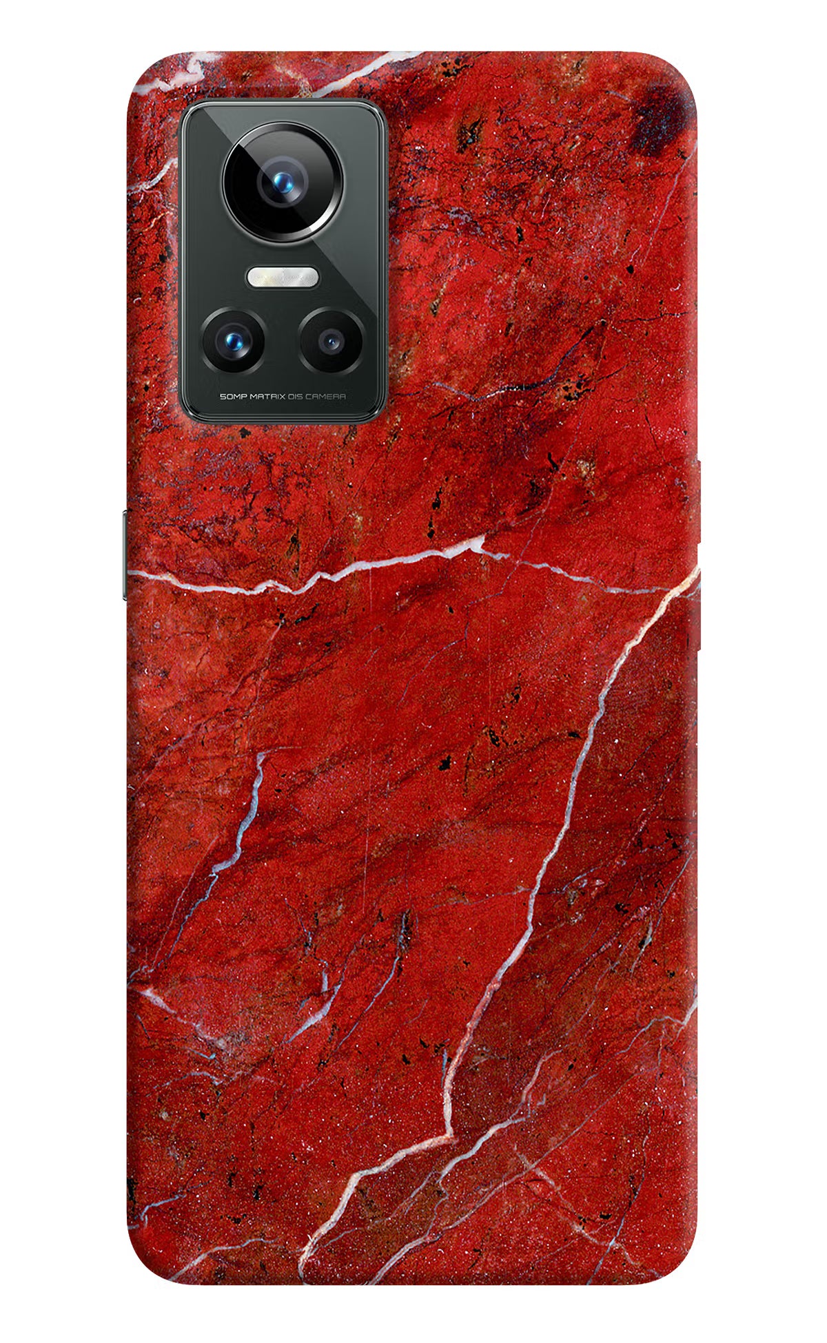 Red Marble Design Realme GT Neo 3 Back Cover