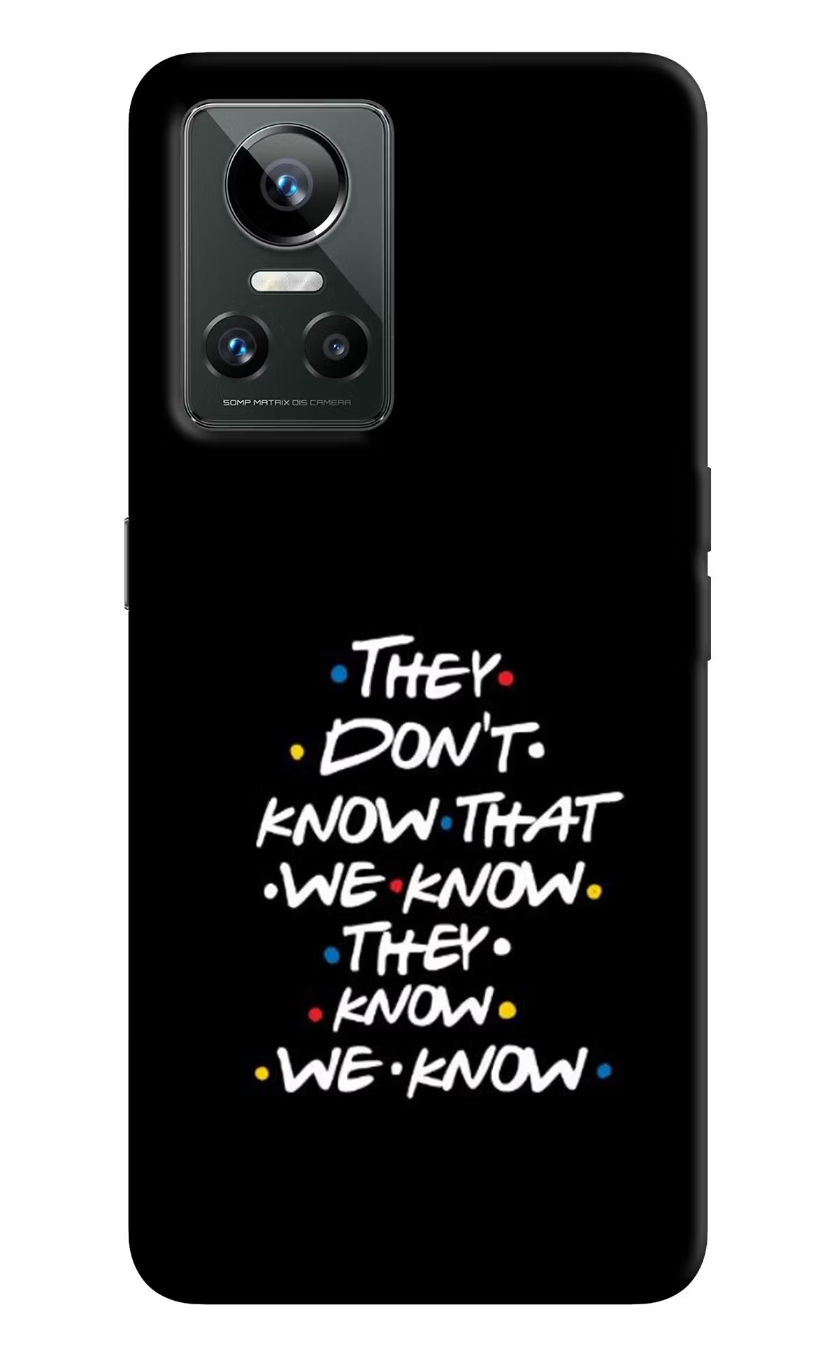 FRIENDS Dialogue Realme GT Neo 3 Back Cover