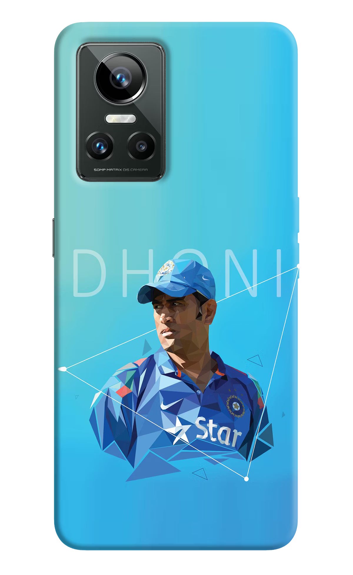 Dhoni Artwork Realme GT Neo 3 Back Cover