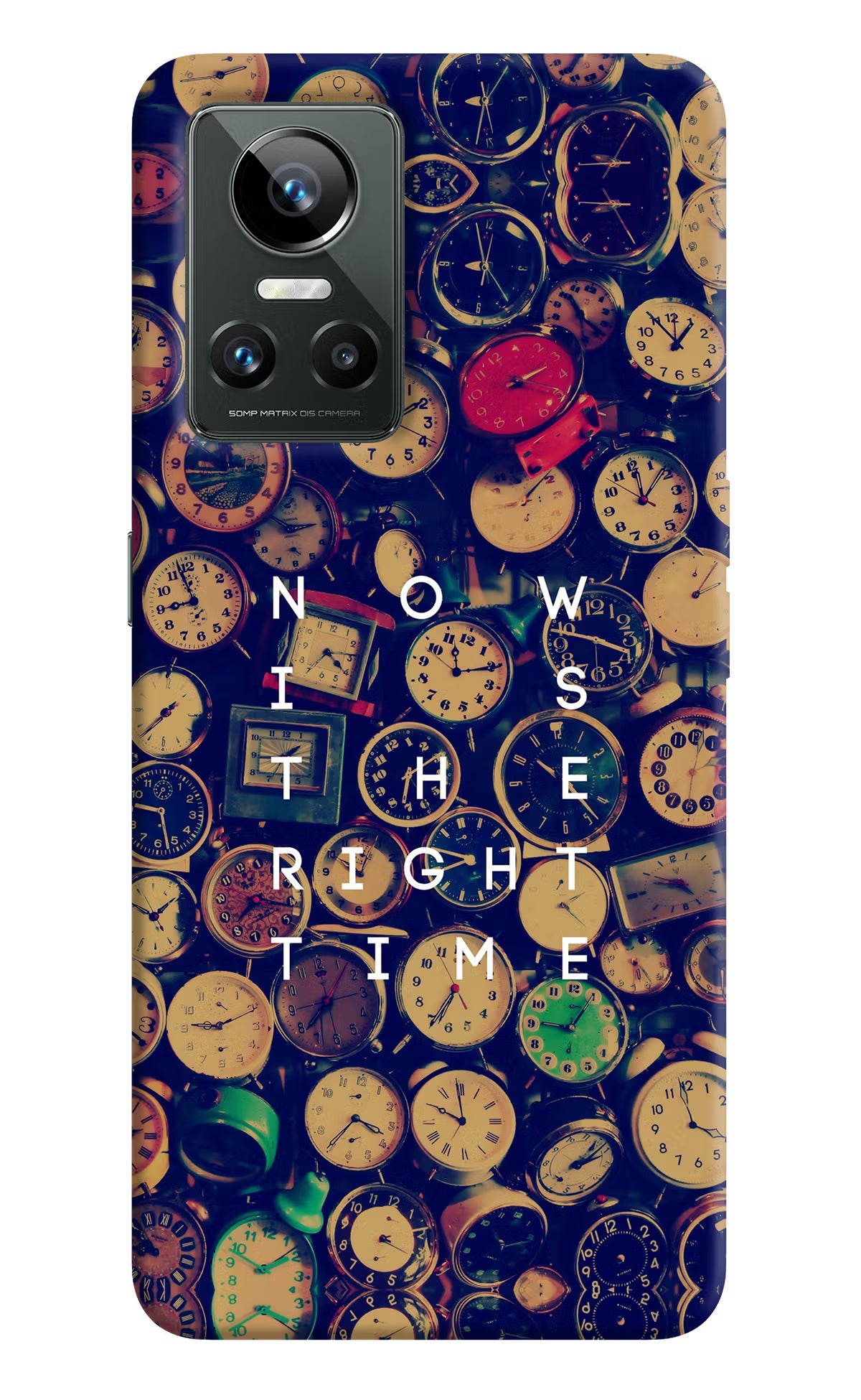 Now is the Right Time Quote Realme GT Neo 3 Back Cover