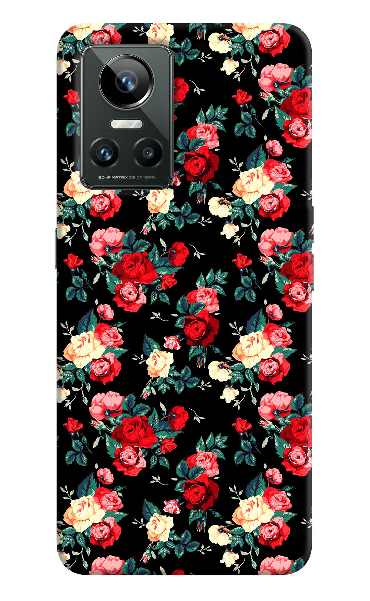 Rose Pattern Realme GT Neo 3 Back Cover