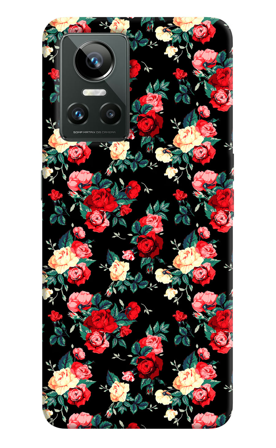 Rose Pattern Realme GT Neo 3 Back Cover, Hard case
