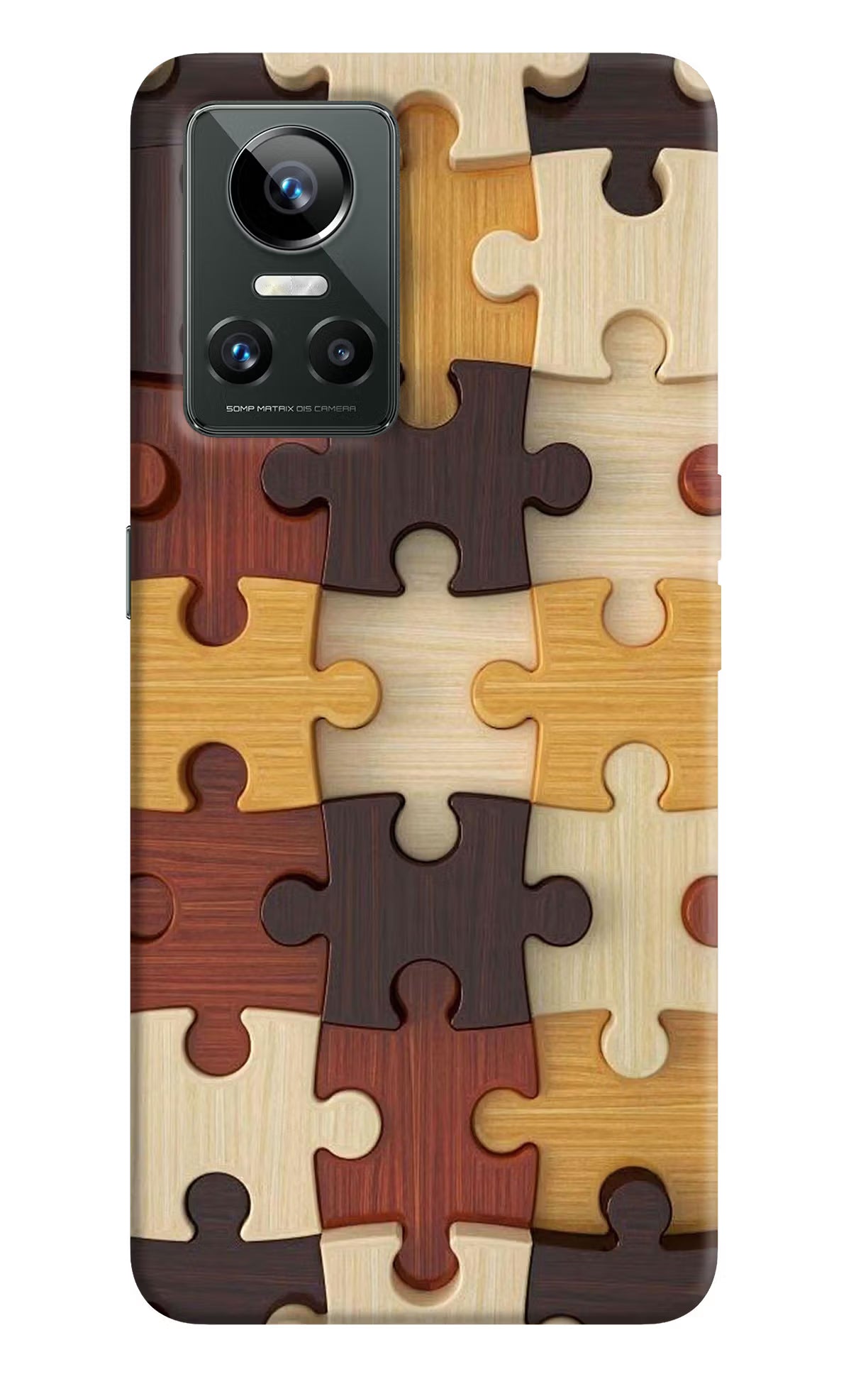 Wooden Puzzle Realme GT Neo 3 Back Cover