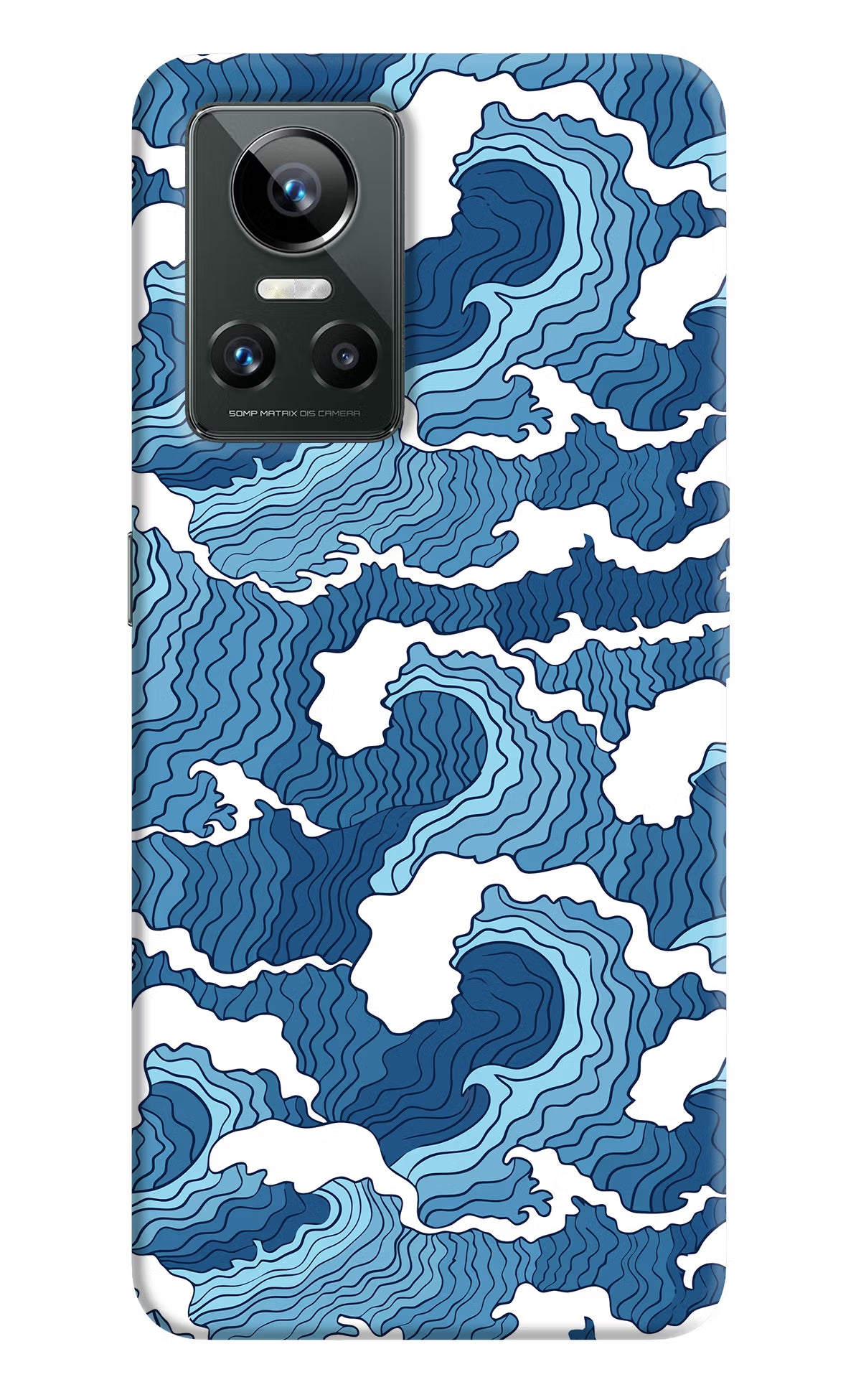 Blue Waves Realme GT Neo 3 Back Cover