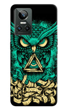 Green Owl Realme GT Neo 3 Hard Case Back Cover by Casekaro