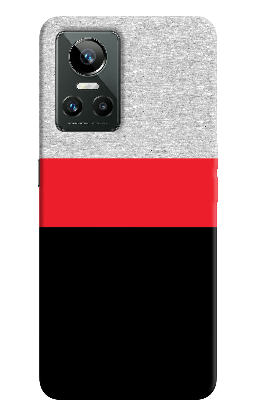 Tri Color Pattern Realme GT Neo 3 Back Cover, Hard case