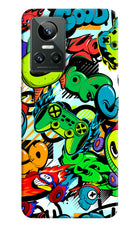 Game Doodle Realme GT Neo 3 Hard Case Back Cover by Casekaro